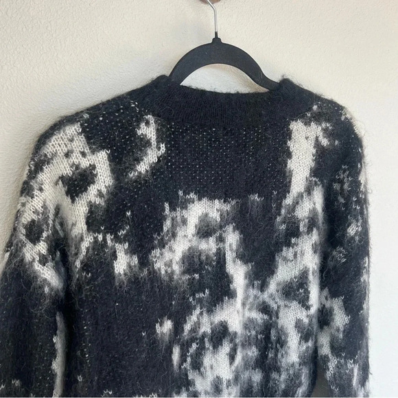 NWOT RODEBJER Ray Knitted Crew Neck Sweater Pullover Black White Designer XS - Picture 11 of 12